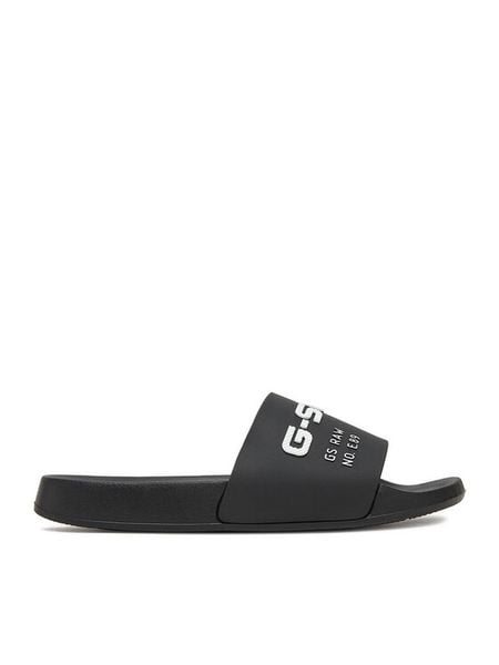 G-Star Raw Klapki SS25-3C096-W Czarny. Czarne klapki damskie G-Star, bez wzorów, bez obcasa, bez zapięcia. Za 149.99 zł.