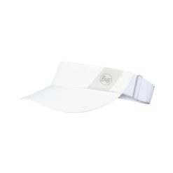 Czapka z daszkiem BUFF SPEED VISOR SOLID. Białe czapki z daszkiem damskie Buff, bez wzorów, z poliesteru. Za 139.90 zł.