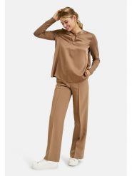 Milano Italy Bluzka w kolorze jasnobrązowym rozmiar: S. Brązowe bluzki damskie Milano Italy, s, bez wzorów, z wiskozy, bez kołnierzyka, bez ramiączek. Za 126.99 zł.