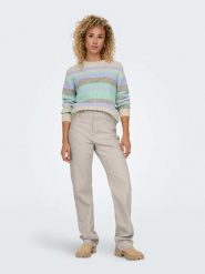 ONLY Sweter ze wzorem rozmiar: L. Swetry klasyczne damskie Only, l, z wełny, bez kołnierzyka. Za 74.63 zł.