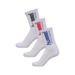 Skarpetki Hummel Chevron High Retro (x3). Białe skarpetki damskie Hummel, bez wzorów. Za 151.00 zł.