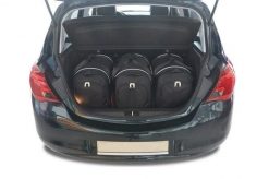 Torby Do Bagażnika Opel Corsa 2014-2019 3Szt Kjust. Czarne torby podróżne KJUST, bez wzorów, z kauczuku. Za 746.00 zł.