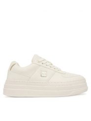 Armani Exchange Sneakersy XW001631 AF17351 MZ128 Biały. Białe obuwie sportowe damskie Armani Exchange, ze skóry, bez zapięcia. Za 629.96 zł.