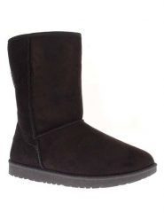 ISLAND BOOT Kozaki zimowe w kolorze czarnym rozmiar: 38. Czarne kozaki damskie Island Boot, na zimę, z materiału, bez obcasa, na platformie, bez zapięcia. Za 130.99 zł.