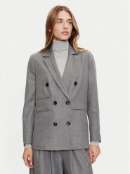 Haveone Marynarka JVI-M032 Szary Regular Fit. Szare marynarki i żakiety damskie Haveone, m, bez wzorów, z syntetyku. Za 509.99 zł.
