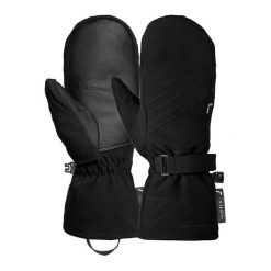 Rękawice damskie Reusch Alena R-TEX® XT Mitten. Czarne rękawiczki damskie REUSCH, bez wzorów. W wyprzedaży za 194.93 zł.