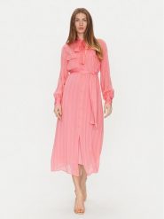 TWINSET Sukienka koszulowa 251TP2260 Pomarańczowy Loose Fit. Brązowe sukienki damskie Twinset, bez wzorów, z wiskozy, bez ramiączek. Za 1,159.00 zł.