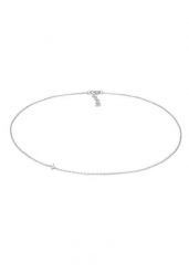 Elli Damski choker soliter z kryształem cyrkonii w srebrze próby 925 Sterling Silver Naszyjniki 1 ct. Szare naszyjniki damskie Elli, z cyrkonią, srebrne. Za 207.39 zł.