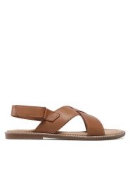 Lasocki Young Sandały CI12-3027-09 Beżowy. Brązowe sandały dziewczęce Lasocki Young, ze skóry, bez obcasa, bez zapięcia. Za 139.99 zł.