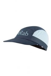 Czapka z daszkiem trekkingowa Momentum 5 Panel. Szare czapki z daszkiem damskie RAB, bez wzorów. Za 179.99 zł.
