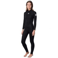 Pianka do pływania damska Rip Curl Wmns.Freelite 3/2 mm Fl. Czarne kombinezony damskie Rip Curl, bez wzorów, z materiału, sportowe, bez kołnierzyka, bez ramiączek, długie. Za 499.99 zł.