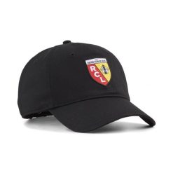 Czapka z daszkiem RC Lens Essentials PUMA. Białe czapki z daszkiem damskie Puma, bez wzorów, ze lnu. Za 99.00 zł.