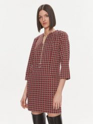 Liu Jo Sukienka codzienna MF3413 J4050 Czerwony Regular Fit. Czerwone sukienki damskie Liu Jo, bez wzorów, z syntetyku, bez ramiączek. Za 499.99 zł.