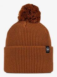 Czapka zimowa Buff Renvi - copper. Brązowe czapki damskie Buff, na zimę, bez wzorów, z dzianiny. Za 104.90 zł.