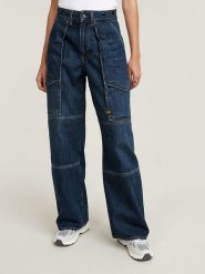 G-Star Dżinsy "Barrel Utility" - Loose fit - w kolorze niebieskim rozmiar: W28/L32. Niebieskie jeansy damskie G-Star, z podwyższonym stanem. Za 287.84 zł.