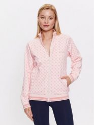 Guess Bluza Aggie V3YQ00 KB212 Różowy Regular Fit. Czerwone bluzy damskie Guess, s, z aplikacjami, z syntetyku, bez kaptura. Za 239.99 zł.