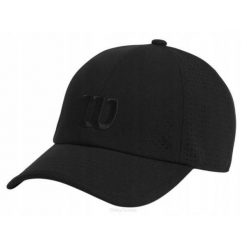 Czapka tenisowa Wilson Active Perforated Cap. Czarne czapki damskie Wilson, na jesień, bez wzorów. Za 145.00 zł.