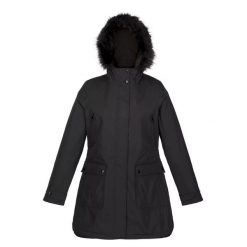 Kurtka Parka Ocieplana Przeciwdeszczowa Damska Sabinka. Czarne parki damskie Regatta, l, bez kaptura. Za 176.99 zł.