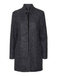 Vero Moda Płaszcz "Katrine" w kolorze antracytowym rozmiar: XL. Czarne płaszcze damskie Vero Moda, xl, bez wzorów, bez kaptura. Za 109.78 zł.