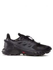 Salomon Buty do biegania Supercross 4 Gtx W GORE-TEX 417339 20 V0 Czarny. Czarne obuwie sportowe damskie Salomon, z gore-texu, bez zapięcia, do biegania. Za 599.99 zł.