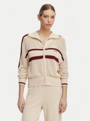 Guess Bluza V6GR08 Z0729 Beżowy Regular Fit. Brązowe bluzy damskie Guess, m, z aplikacjami, z syntetyku, bez kaptura. Za 381.99 zł.