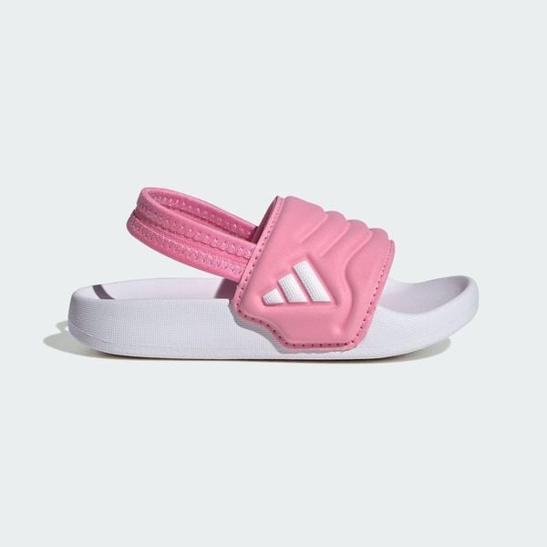Klapki Adilette Estrap 2.0 Infants. Białe klapki damskie Adidas, bez wzorów, bez obcasa, bez zapięcia. Za 99.95 zł.
