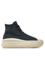 Converse Trampki Chuck Taylor All Star Move Platform A11146C 002 Szary. Szare trampki damskie Converse, bez wzorów, ze skóry, bez zapięcia. Za 269.99 zł.