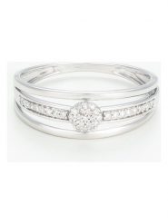 DIAMANTA Złoty pierścionek z diamentami rozmiar: 52. Szare pierścionki damskie DIAMANTA, z diamentem, złote. Za 1,348.99 zł.