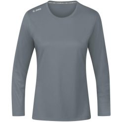 Koszulka damska Jako Run 2.0 manches longues. Szare koszulki damskie JAKO, xs, bez wzorów, bez kołnierzyka, bez ramiączek. Za 174.00 zł.