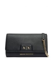Armani Exchange Torebka XW000358 AF26570 UC001 Czarny. Czarne torebki wieczorowe damskie Armani Exchange, bez wzorów, ze skóry, bez dodatków. Za 429.99 zł.