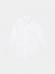 Guess Koszula L3YH04 WE5W0 Biały Regular Fit. Białe koszule chłopięce Guess, z aplikacjami, z bawełny, bez kołnierzyka, bez ramiączek. Za 109.99 zł.