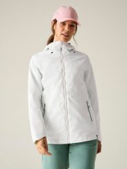 Regatta Kurtka przeciwdeszczowa "Hamara IV" w kolorze białym rozmiar: 34. Białe kurtki sportowe damskie Regatta, m, bez wzorów, bez kaptura. Za 146.28 zł.