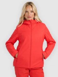 4F Kurtka narciarska membrana 5000 damska - czerwona XS. Czerwone kurtki sportowe damskie 4F, na zimę, m, bez wzorów, z dzianiny, z kapturem. Za 349.99 zł.