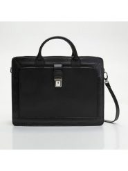 Victor & Hugo Paris Skórzana torebka "Willo" w kolorze czarnym - 40 x 30 x 11 cm rozmiar: onesize. Czarne torebki klasyczne damskie Victor & Hugo Paris, z materiału, przez ramię, bez dodatków. Za 416.30 zł.
