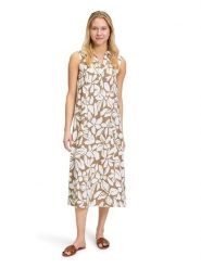 Vera Mont Sukienka w kolorze biało-jasnobrązowym rozmiar: 42. Białe sukienki damskie Vera Mont, bez wzorów, bez ramiączek. Za 217.99 zł.