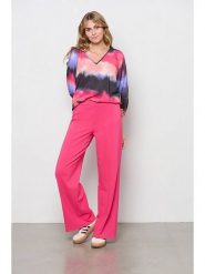 &Co Woman Bluzka "Eden" ze wzorem rozmiar: 3XL. Czarne bluzki damskie &Co Woman, xl, bez wzorów, bez kołnierzyka, bez ramiączek. Za 191.45 zł.