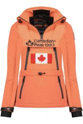 Kurtka turystyczna damska Canadian Peak Toka. Brązowe kurtki sportowe damskie Canadian Peak, l, bez wzorów, z materiału, bez kaptura. Za 326.49 zł.