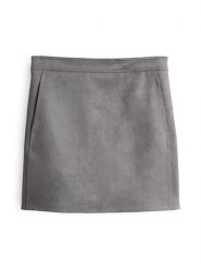 OPUS Spódnica "Relvina" w kolorze szarym rozmiar: 38. Szare spódnice damskie Opus, bez wzorów, mini. Za 95.99 zł.