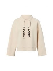 Marc Cain Bluza Kobiety beżowy, 40. Brązowe bluzy damskie Marc Cain, bez wzorów, bez kaptura. Za 749.95 zł.