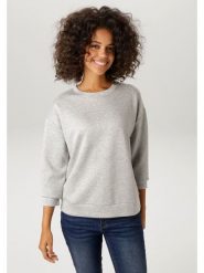 Aniston Bluza w kolorze jasnoszarym rozmiar: 42. Szare bluzy damskie Aniston, bez wzorów, bez kaptura. Za 130.99 zł.