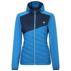 Damska Kurtka Hybrydowa Ascending. Niebieskie kurtki sportowe damskie Dare 2b, na zimę, xs, bez wzorów, bez kaptura. Za 128.99 zł.