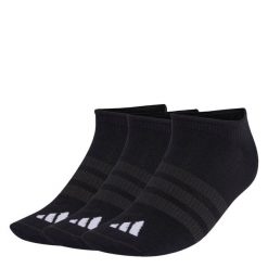 SKARPETY THIN&LIGHT SPORTSWEAR NO SHOW 3 PAIR PACK. Białe skarpetki damskie Adidas, bez wzorów, z bawełny. Za 44.95 zł.