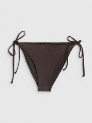 4F Dół od bikini damski - brązowy XL. Brązowe bikini 4F, bez wzorów, z materiału. Za 49.99 zł.