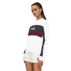 Bluza damska FILA Lishui. Białe bluzy damskie Fila, l, bez wzorów, bez kaptura. Za 169.99 zł.