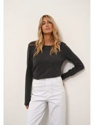 Just Cashmere Kaszmirowy sweter "Vivian" w kolorze antracytowym rozmiar: XL. Czarne swetry klasyczne damskie Just Cashmere, xl, z kaszmiru, bez kołnierzyka. Za 308.18 zł.