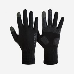 Rękawiczki rowerowe Van Rysel Mid-Season 900 Waterproof. Czarne rękawiczki damskie VAN RYSEL, bez wzorów. Za 139.99 zł.
