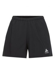 Odlo Szorty "Essentials" w kolorze czarnym do biegania rozmiar: L. Czarne spodenki sportowe damskie ODLO, l, bez wzorów, do biegania. Za 122.96 zł.