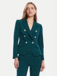 Rinascimento Marynarka CFC0126227003 Zielony Slim Fit. Zielone marynarki i żakiety damskie Rinascimento, xl, bez wzorów, z syntetyku. Za 569.99 zł.