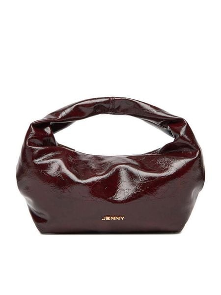JENNY Torebka C-JEN-S-002-08 Bordowy. Czerwone torebki klasyczne damskie Jenny, z materiału, bez dodatków. Za 129.99 zł.