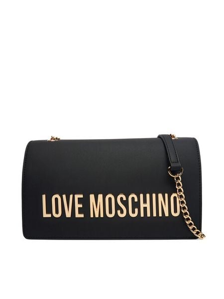 LOVE MOSCHINO Torebka JC4192PP1OKD0000 Czarny. Czarne torebki klasyczne damskie Love Moschino, ze skóry, bez dodatków. Za 939.99 zł.